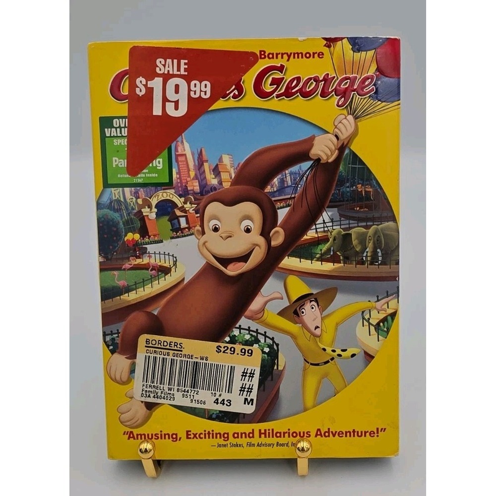 Curious George (DVD, 2006) Slipcover and Original Contents Included